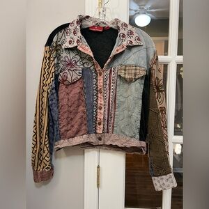 Sacred Threads Multicolor Patchwork Jacket